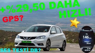 Ummadık Taş Baş Yardı Nissan Pulsar 12 DIGT XTronic 115Hp Otomatik 0100 Hızlanma GPS Testi [upl. by Ilsa]