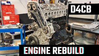 Engine Rebuild in 8 minutes  Hyundai Grand Starex iLoad iMax H1 Timelapse  D4CB Engine Overhaul [upl. by Kloman]