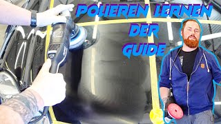 Polieren lernen mit Poliermaschine  Der Guide  Exzentermaschine mit verschiedenen Pads [upl. by Alexa226]