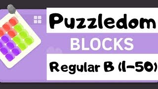 Puzzledom Blocks Regular B soluce [upl. by Pentheam]