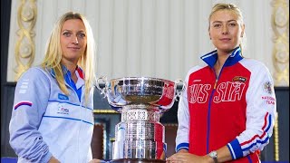 Sharapova vs Kvitova ● 2015 Fed Cup Final Highlights [upl. by Ev]