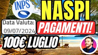 NASPI LUGLIO🔴PAGAMENTI 💶 ANTICIPO CONGUAGLI🔥BONUS 100€✅ DOCENTI SCUOLA AGOSTO [upl. by Noemys]