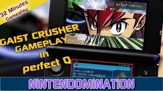 3DS  Gaist Crusher  32 Minutes Gameplay in Perfect Q ガイストクラッシャー [upl. by Alad]