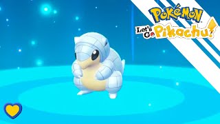 HOW TO GET Alolan Sandshrew in Pokémon Lets Go Pikachu Version Exclusive [upl. by Blair639]