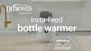 Dr Brown’s™ InstaFeed™ Bottle Warmer and Sterilizer Quickly warm baby bottles and food jars [upl. by Delainey]