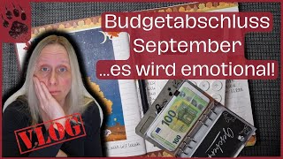 SPAREN Monatsabschluss Septemberbudget 🤑 ECHTE Einnahmen amp Ausgaben umschlagmethode budgetplanung [upl. by Erdna]