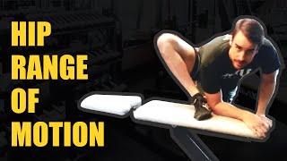 HIP RANGE OF MOTION TESTSTRETCH hip flexion  external rotation [upl. by Cooley]