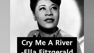 Cry Me a River Ella Fitzgerald tradução [upl. by Farrow]