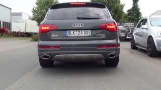 Sound Audi Q7 V12 TDI Sportauspuff Sound by mariani CarStyling [upl. by Nosredneh275]