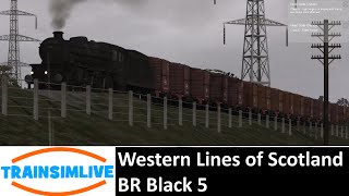 Train Simulator 2015  Western Lines of Scotland BR Black 5 [upl. by Rianon313]