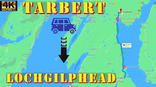 Tarbert to Lochgilphead  Scotland 4K Drive  Argyll amp Bute  A83 [upl. by Stefanie]