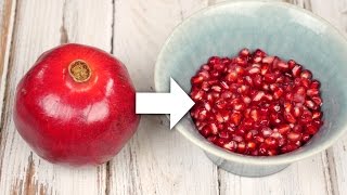 The BEST Way To Open amp Eat A Pomegranate [upl. by Anan]