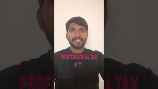 professional Tax pt professionaltax deductionsstategovermentdeduction [upl. by Sagerman661]