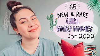 NEW RARE GIRL BABY NAMES FOR 2022  UNIQUE amp TRENDY BABY GIRL NAME LIST [upl. by Nevs10]