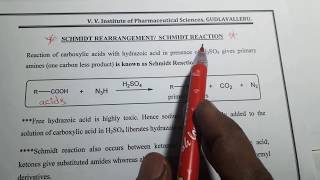 Schmidt Rearrangement  Schmidt Reaction  Mechanism and its applications [upl. by Lombardy286]