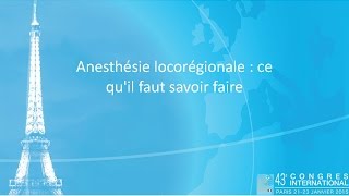 SRLF 2015  Analgésie et sédation aux urgences  M RAUX [upl. by Bilbe]