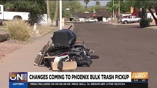 Phoenix makes big changes to its bulk trash pickups in neighborhoods [upl. by Lebyram]