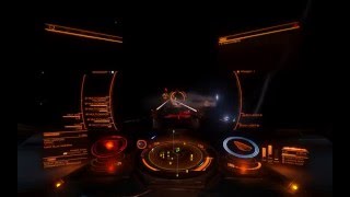 Elite Dangerous Dual large beam turret test with Anaconda [upl. by Arlo]