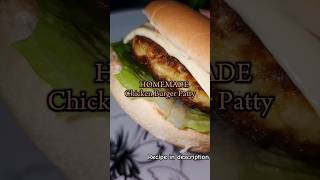 HOMEMADE CHICKEN BURGER tabletalesbysidra trending viralshorts shorts chickenburger ytshorts [upl. by Irina950]