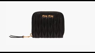 MIUMIU Matelassé nappa leather coin purse 5MM268 N88 F0002 [upl. by Ahtar732]