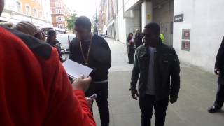 OShea Jackson jr and Jason Mitchell in London 21 08 2015 2 [upl. by Arbmahs]