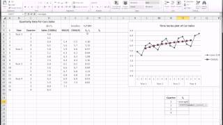 Excel  Time Series Forecasting  Part 2 of 3 [upl. by Atwood547]