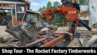 Shop Tour  The Rocket Factory Timberworks [upl. by Huesman]