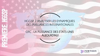 HGGSP PREMIÈRE LA PUISSANCE DES ÉTATS UNIS AUJOURDHUI [upl. by Shulem498]