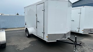 2024 Haulmark passport 6x12 enclosed cargo trailer with double rear doors [upl. by Abel]