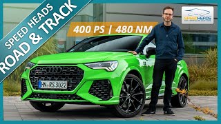 Audi RS Q3 Sportback 2020 Test 400 PS  Fahrbericht  Review  Sound  Speed Heads [upl. by Thorndike]