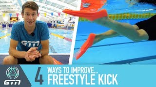 4 Ways To Improve Freestyle Kick  Front Crawl Swimming Tips For Triathletes [upl. by Eedeed]