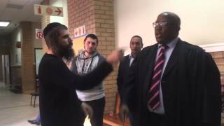 Themba Langa with Rabbis followers [upl. by Antipas687]