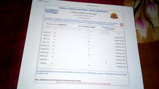 IGNOU MARD FINAL GRADE CARD Result [upl. by Nolaf]