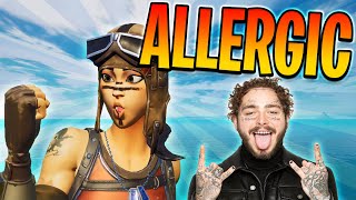 FORTNITE MONTAGE  quotAllergicquot 🤧 Post Malone [upl. by Decima538]