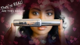 Benefit Theyre Real Mascara Review [upl. by Akienat]