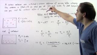 Ideal Gas Law Example  2 [upl. by Reggis]