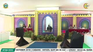 H Rifat AlBana Jabar FINAL MTQ Nasional XXVII SUMUT 2018 [upl. by Sesilu679]