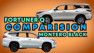 FORTUNER Q 2023 VS MONTERO SPORTS BLACK SERIES 2023 [upl. by Arikehs]