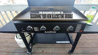 Seasoning Your New Blackstone Griddle  101 [upl. by Lebana]