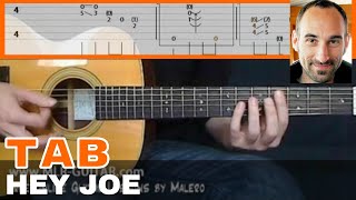 Guitar Cover  Tab quotHey Joequot by MLRGuitar [upl. by Anuaik]