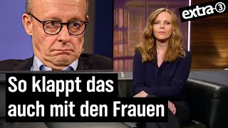 Sarah Bosetti Friedrich Merz und die Frauen  extra 3  NDR [upl. by Alvin]