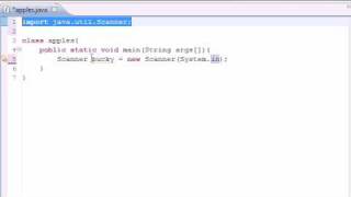 Java Programming Tutorial  6  Getting User Input [upl. by Avenej233]