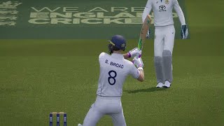 Cricket 24 Cummins Gets Broad  Caught by Travis Head in a Spectacular Display [upl. by Trudnak]