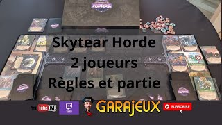 Skytear Horde  Monoliths Gamefound  Règles et partie à deux joueurs avec Mr Moustache [upl. by Kikelia]