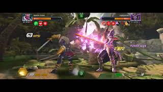 Baron Zemo solo Purgatory Boss  Thronebreaker  21 Change The Record  EQ  MCOC [upl. by Olecram]