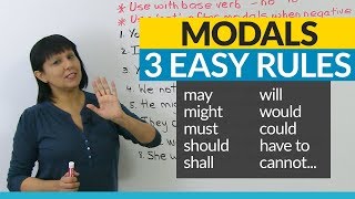 No more mistakes with MODALS 3 Easy Rules [upl. by Llyrehc]