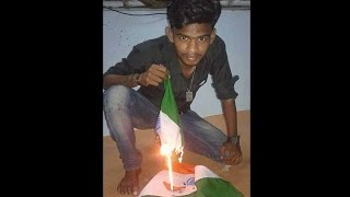 Chennai man burns national flag images gone viral police files complaint [upl. by Som]