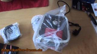 Unboxing Video Tchibo Cafissimo DUO [upl. by Smail]