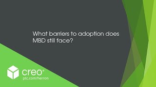 ModelBased Definition Adoption Barriers [upl. by Lonnie737]