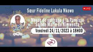 Messe de suffrage de la Révérende Sœur Fideline Lukula Nkowo RSCJ [upl. by Schroder810]